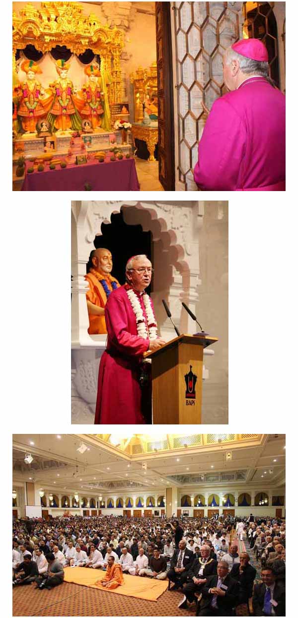 Archbishop of Westminster venerates Hindu deities 03